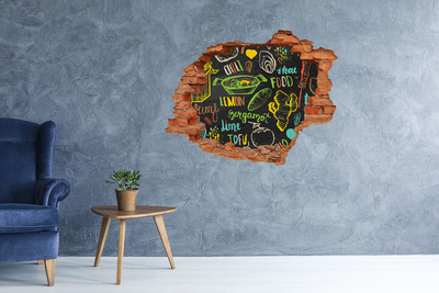 Hole in the wall sticker Kitchen Inspirations