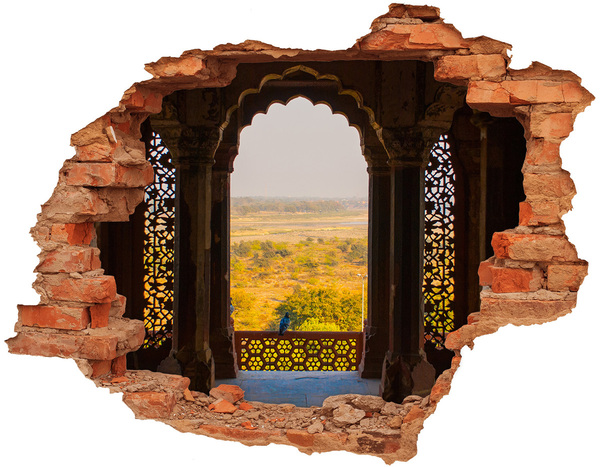 Hole in the wall decal View from the castle ruins