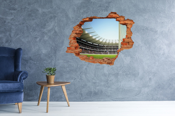 Hole in the wall decal France stadium