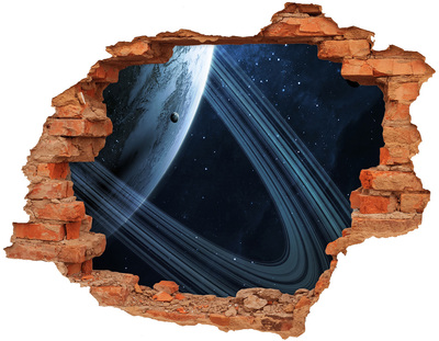 3D wall hole Planet