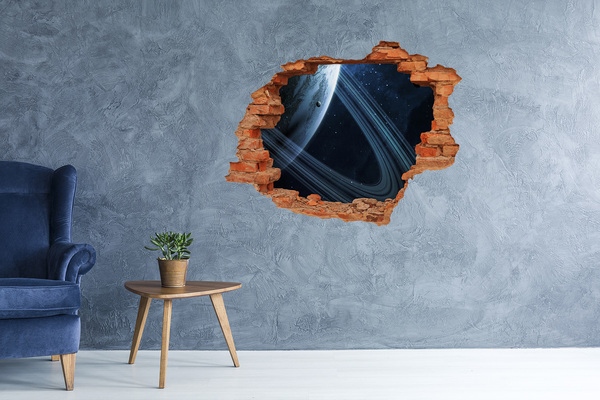 3D wall hole Planet