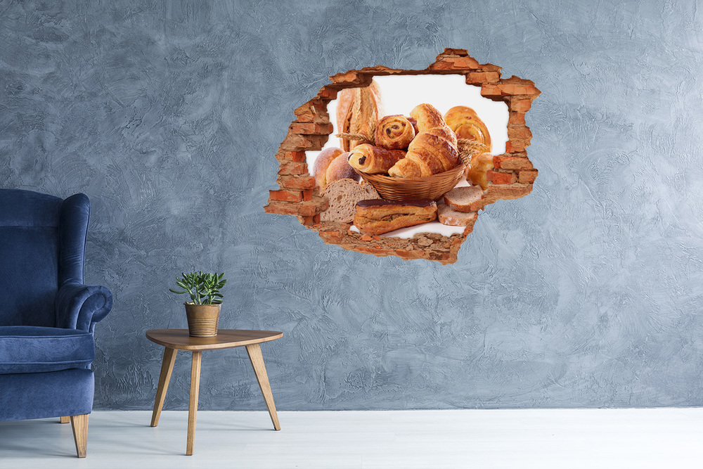 Hole in the wall sticker Bread