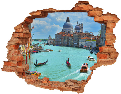 Hole in the wall sticker Venice Italy