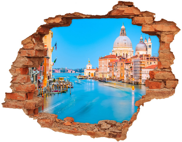 Hole in the wall sticker View of Venice