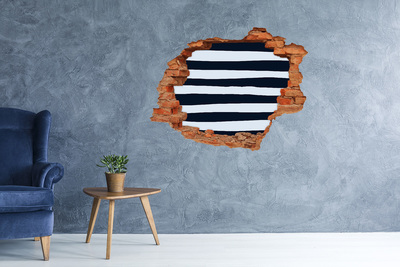 3D wall hole Background with stripes