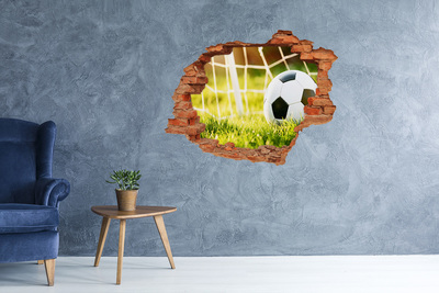 Hole in the wall decal Goal on the pitch