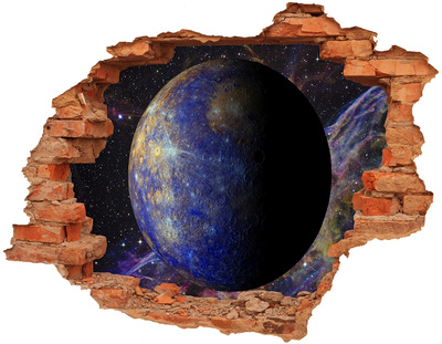 Hole wall sticker Mercury