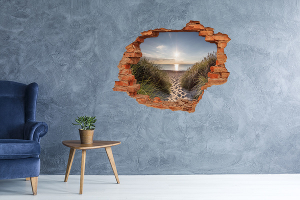 Hole wall sticker Coastal dunes