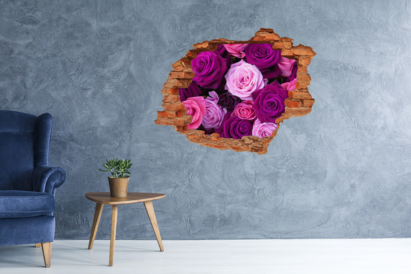 Hole in the wall decal A Hole-in-the-Wall Floral Paradise