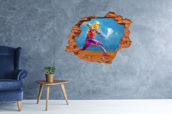 3D wall hole Immersion in colors