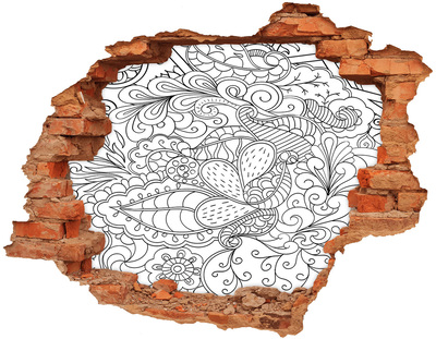 Hole wall sticker Ornaments