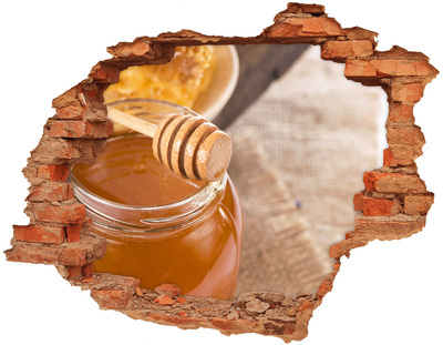 Hole wall sticker Honey straight from the hive