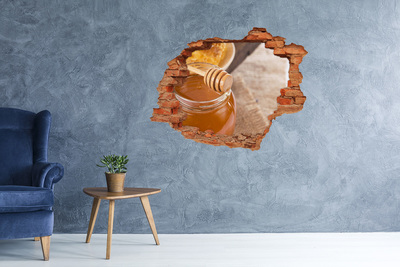 Hole wall sticker Honey straight from the hive