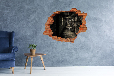 Hole in the wall sticker Bourbon barrels