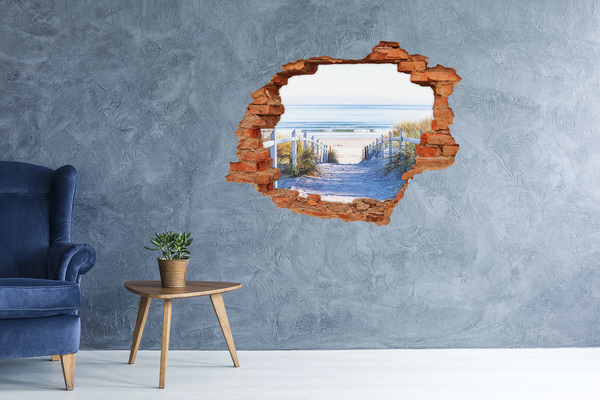 3D wall hole Coastal dunes