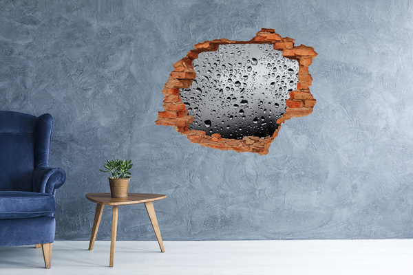 Hole wall sticker Drops of water