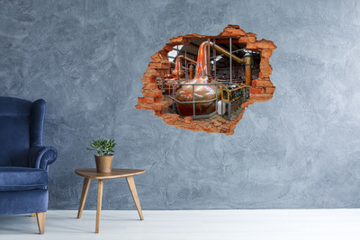 Hole wall sticker Brew