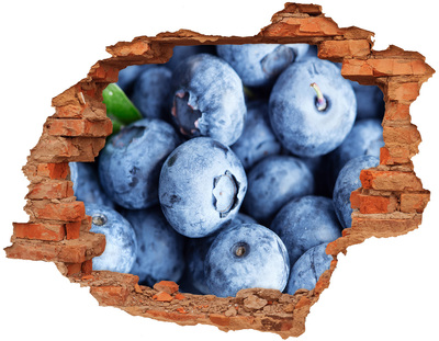 3D wall hole Berries in a concrete hole