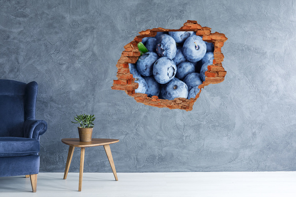 3D wall hole Berries in a concrete hole