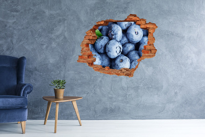 3D wall hole Berries in a concrete hole