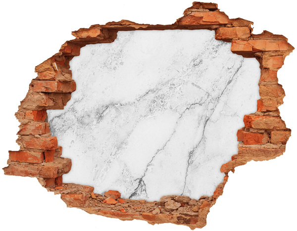 Hole wall sticker Marble stone