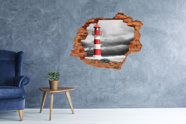 3D wall hole Lighthouse