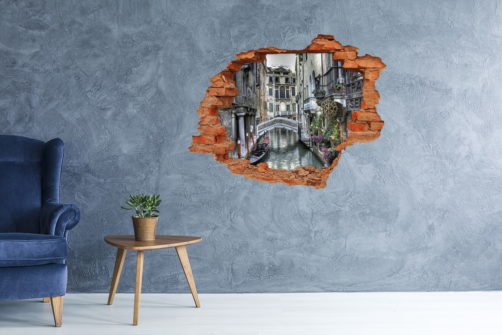 Hole in the wall decal Venice Italy