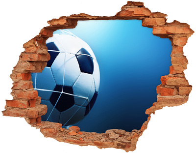 Hole in the wall sticker Ball in the goal