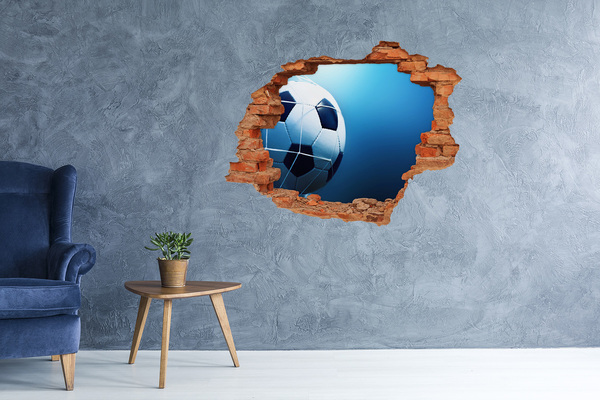 Hole in the wall sticker Ball in the goal