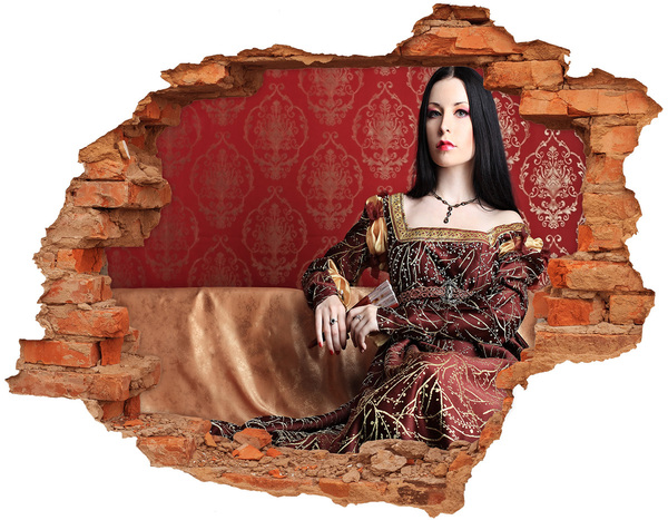 3D wall hole Princess in the Ruins