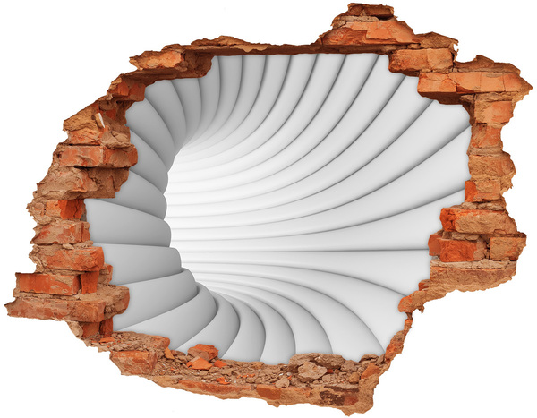 Hole wall sticker Tunnel abstraction