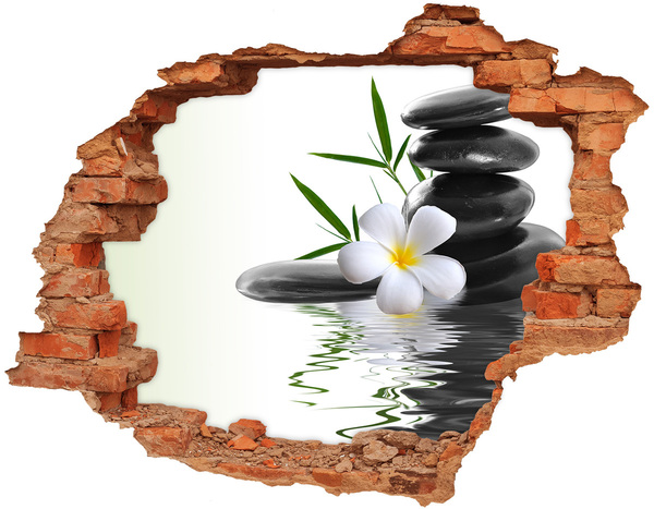 Hole wall sticker Relaxing spa corner