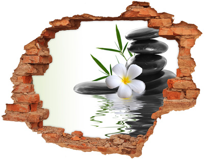 Hole wall sticker Relaxing spa corner