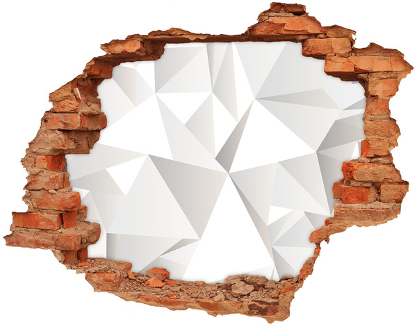 Hole in the wall sticker Abstract background