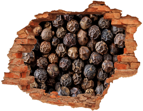 3D wall hole Golden Spice in a Hole in the Wall