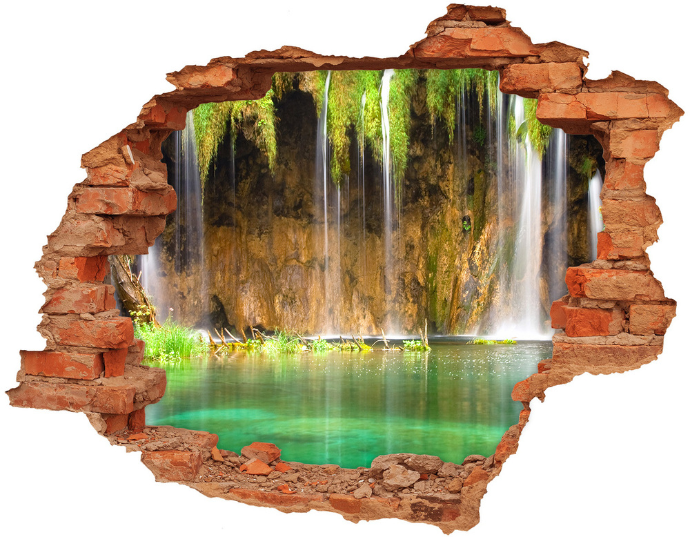 Hole wall sticker Plitwickie lakes