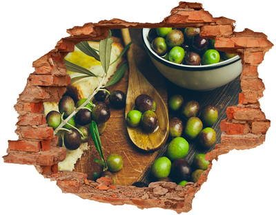 Hole in the wall sticker Olives