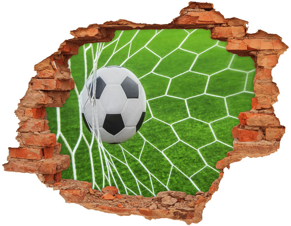 Hole in the wall decal Ball in the goal