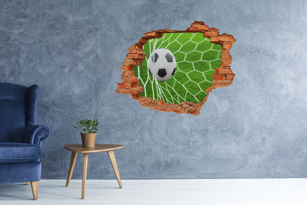 Hole in the wall decal A goal in football