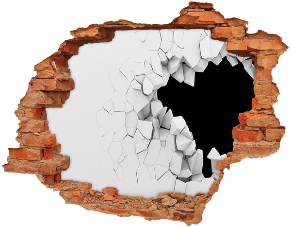 3D wall hole A broken wall overlooking the void
