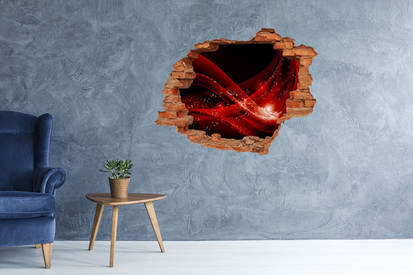 3D wall hole Abstract background