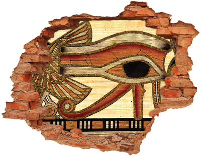 Hole wall sticker Egyptian eye