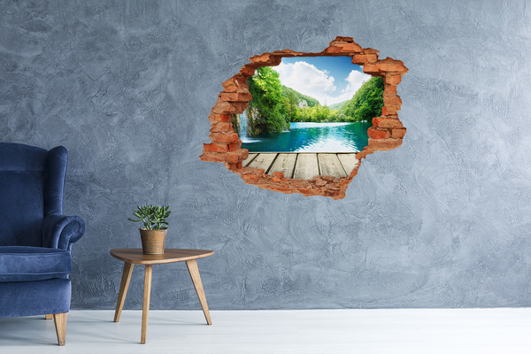 Hole in the wall decal A bay among the mountains
