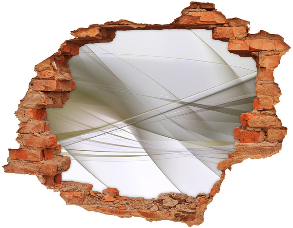 Hole wall sticker Modern space in concrete