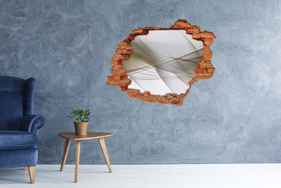 Hole wall sticker Modern space in concrete
