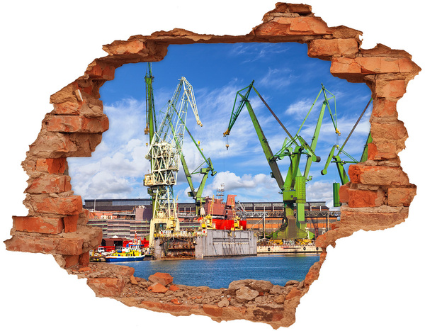 3D wall hole Shipyard inGdańsk