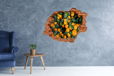 Hole wall sticker Tangerines