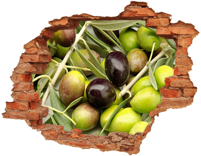 Hole wall sticker Fresh olives