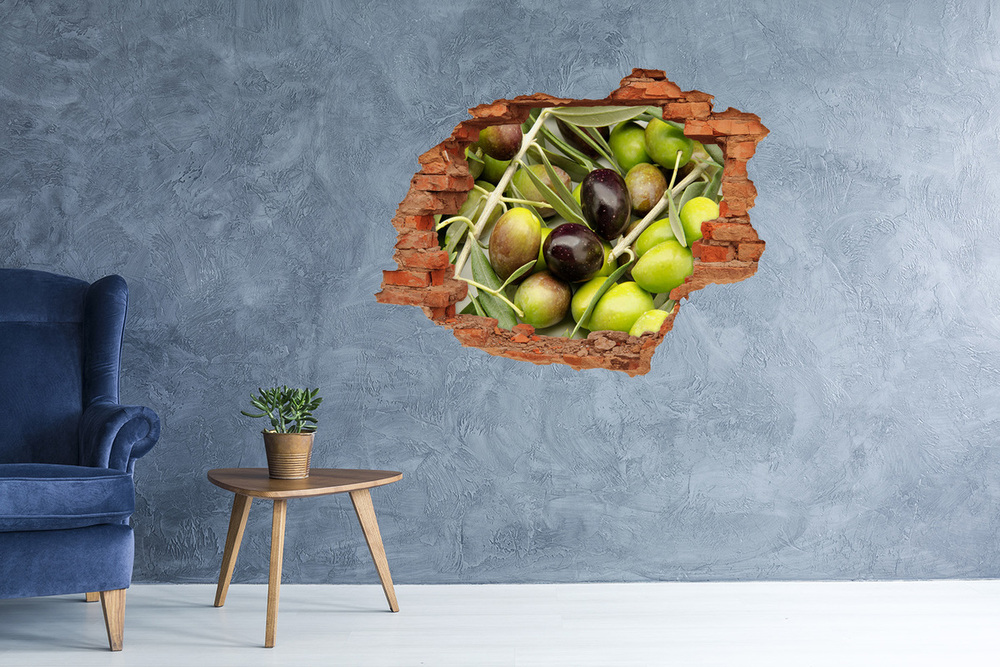 Hole wall sticker Fresh olives