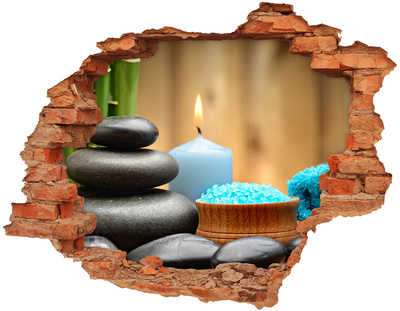 Hole wall sticker Relaxing spa corner